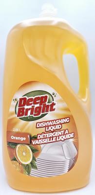 A1185-OU : Deep br. A1185-OU : Produits ménagers - Produits nettoyants - Liq. Vais. Orange DEEP BR., LIQ. VAIS. ORANGE, pack 4 mega x 2.66l