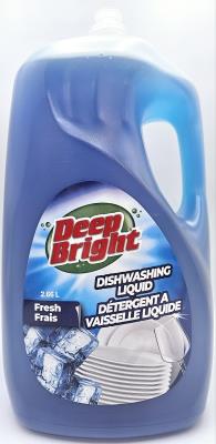 A1188-OU : Deep br. A1188-OU : Produits ménagers - Produits nettoyants - Liq. Vais. Bleu DEEP BR., LIQ. VAIS. BLEU, pack 4 mega x 2.66l