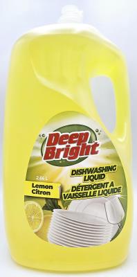 A1189-OU : Deep br. A1189-OU : Produits ménagers - Produits nettoyants - Liq. Vais. Citron DEEP BR., LIQ. VAIS. CITRON, pack 4 mega x 2.66l