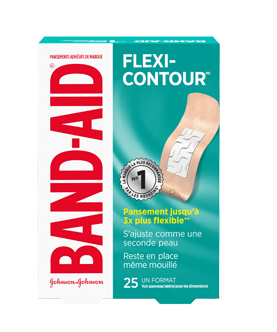 A15759 : Band aid A15759 : Hygiène et santé - Pansements - Plasters Flexi-contour BAND AID, plasters FLEXI-CONTOUR, 12 x 25 un