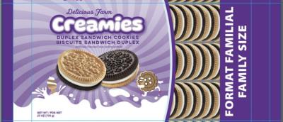 B005 : Snack delites B005 : Déjeuner et collations - Biscuits - Bisc Sand Duplex SNACK DELITES, bisc SAND DUPLEX, 12X708G
