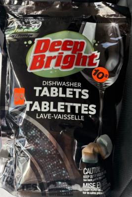 CA8845 : Deep bright CA8845 : Produits ménagers - Produits nettoyants - Pastilles Lave-vais. DEEP BRIGHT,pastilles lave-vais. ,6 MEGA  sac 50/ sac