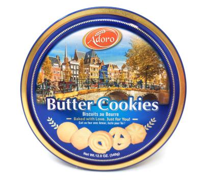 CB4785 : Adoro CB4785 : Déjeuner et collations - Biscuits - Biscuits Danois Bte Metal ADORO , biscuits DANOIS bte metal , 12 x 340g
