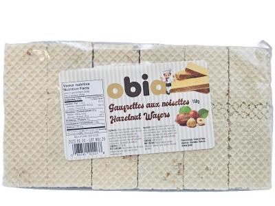 CB5499 : Obia CB5499 : Ingrédients de cuisine - Mélanges à pâte - Gaufrettes Noisettes OBIA,GAUFRETTES noisettes, 40 x 150g