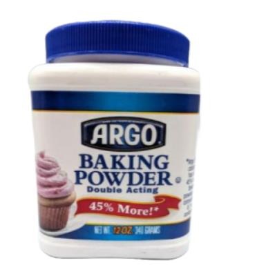 CE914-OU : Argo CE914-OU : Ingrédients de cuisine - Mélanges à pâte - Poudre A Pate ARGO, POUDRE A PATE, 12 x 340g