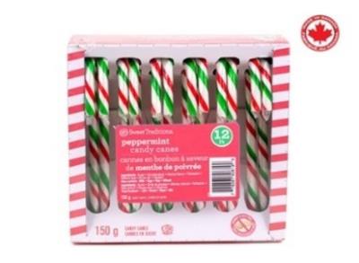 CG0619-OU : Swt-trad.canne bonbon menthe poivrée CG0619-OU : Confiseries - Bonbons - 36 X 150g SWT-TRAD.CANNE BONBON menthe poivrée,36 x 150G