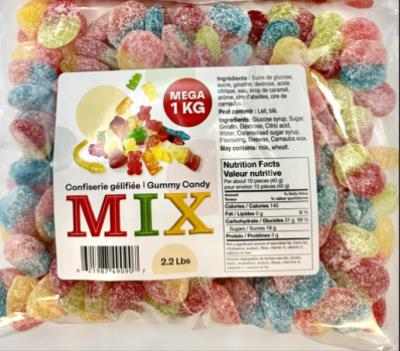 CG1516-OUS : Mega mix CG1516-OUS : Confiseries - Bonbons - Gummies Sure MEGA MIX , gummies sure ,10 X 1KG