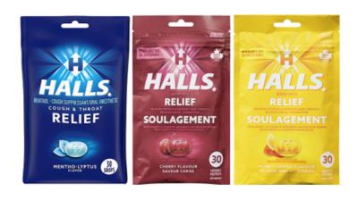 CG18205 : Halls CG18205 : Confiseries - Pastilles - Pastilles Assorties (ang.) (pres.) HALLS, PASTILLES assorties (ANG.) (PRES.), 72 un