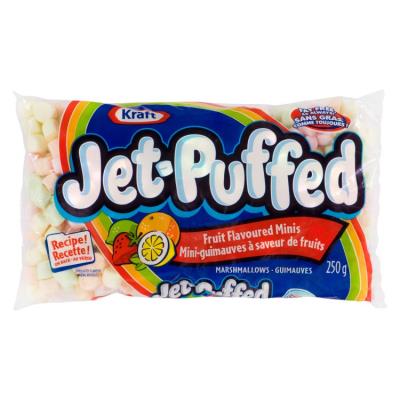CG2479 : Kraft CG2479 : Confiseries - Guimauves - Guimauve Jet Puff Mini (fruits) KRAFT, guimauve JET PUFF MINI (fruits), 12 x 250G