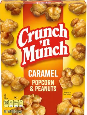 CG3362 : Crunch n' munch CG3362 : Cuisine et maison - Fours à micro-ondes - Popcorn Arac. Caramel (ang.) CRUNCH N' MUNCH, POPCORN ARAC. caramel (ANG.) , 12 x 170g