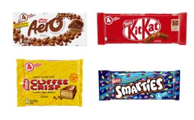 CG3636-OU : Nestle CG3636-OU : Confiseries - Chocolat - Barres Assorties NESTLE, BARRES assorties, 556 UN
