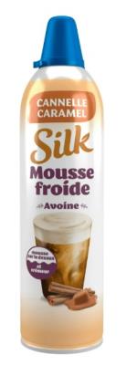 CG6015-OU : Silk CG6015-OU : Déjeuner et collations - Fruité - Mousse Froide Caramel Cannelle SILK,MOUSSE FROIDE caramel cannelle, 12 x 369g