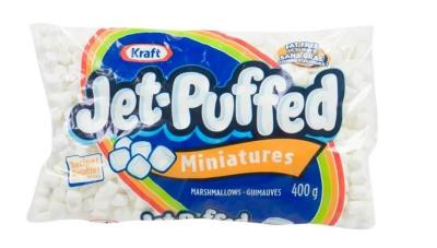 CG6798-OU : Kraft CG6798-OU : Confiseries - Guimauves - Guimauve Jet Puff Mini (blanc) KRAFT, guimauve JET PUFF MINI (blanc), 12 x 400g
