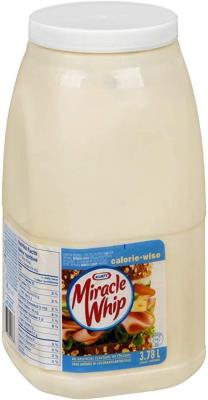 CH00811 : Kraft CH00811 : Condiments - Mayonnaise - Miracle Whip Sce Sal.  Legere KRAFT , MIRACLE WHIP sce sal.  LEGERE, 2 MEGA x  3.78 L