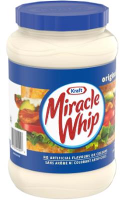 CH0325 : Kraft CH0325 : Condiments - Mayonnaise - Mir. Whip Sce Salade KRAFT , MIR. WHIP SCE SALADE, 6 x 1.5L