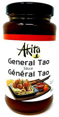 CH228 : Akita CH228 : Condiments - Sauces - Sauce General Tao AKITA,SAUCE GENERAL TAO, 12 x 250 ML