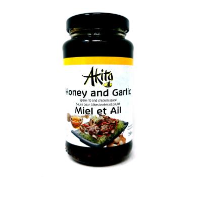 CH286 : Akita CH286 : Condiments - Sauces - Sauce Miel & Ail AKITA,SAUCE MIEL & AIL, 12 x 250 ML