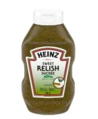 CH424-OU : Heinz CH424-OU : Condiments - Ketchup - Relish Sqz HEINZ,RELISH sqz  ,12 MEGA  x 750ML