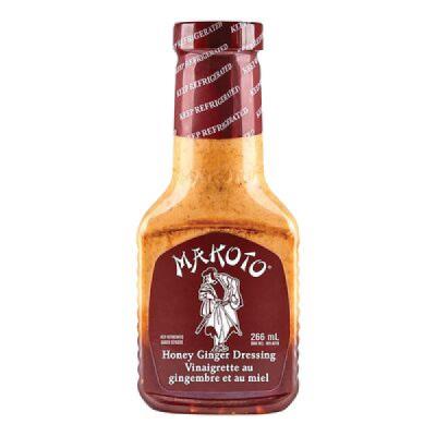 CH9607-OU : Makoto CH9607-OU : Condiments - Sauces - Vinaigrette Gingembre & Miel MAKOTO,VINAIGRETTE gingembre & miel, 6 x 266ml