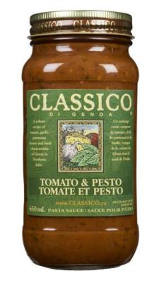 CH991 : Classico CH991 : Condiments - Sauces - Sauce Tomates Et Pesto CLASSICO,SAUCE tomates et pesto,12 x 650 ML