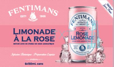 CJ1013-OU : Fentimens CJ1013-OU : Breuvages - Boissons énergisantes - Limonade Rose FENTIMENS, LIMONADE ROSE , 4 x (6 x 150ML)
