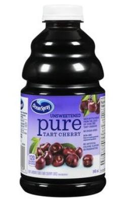 CJ685-OU : Ocean spray CJ685-OU : Breuvages - Jus - Jus Cerise (sans Sucre) OCEAN SPRAY, JUS CERISE (sans sucre),8 x 946ML