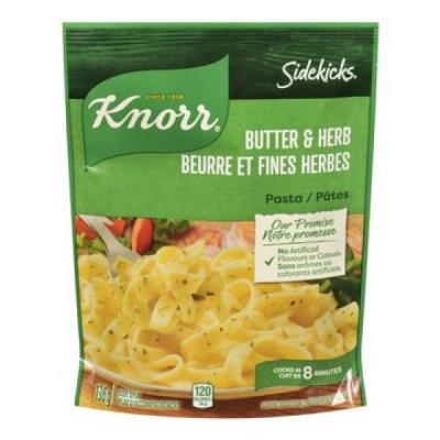 CN3142 : Sidekicks CN3142 : Pâtes, riz et nouilles - Macaroni - PÂtes Beurre & Fines Herbes SIDEKICKS,PÂTES beurre & fines herbes,8 x 136G
