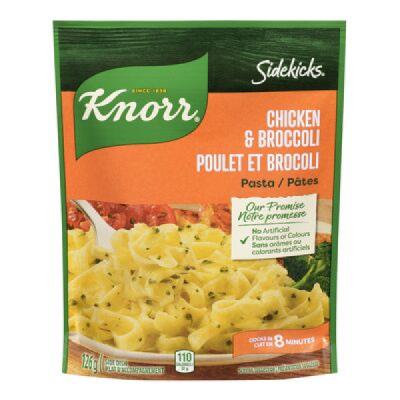 CN3173 : Sidekicks CN3173 : Pâtes, riz et nouilles - Macaroni - PÂtes Poulet & Brocoli SIDEKICKS,PÂTES poulet & brocoli,8 x 126G