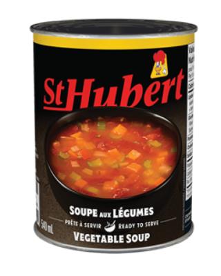 CS0030 : St-hubert CS0030 : Pâtes, riz et nouilles - Soupes - Soupe LÉgumes ST-HUBERT,SOUPE LÉGUMES, 24 x 540 ML