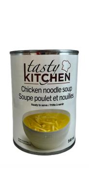CS0038 : Tast.kitc. CS0038 : Conserves et bocaux - Soupes - Soupe Poulet & Nouilles TAST.KITC., SOUPE poulet & nouilles, 12 x 540 ML