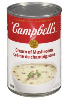 CS654 : Campbell's CS654 : Conserves et bocaux - Soupes - CrÈme Champignons CAMPBELL'S, CRÈME CHAMPIGNONS,  48 x 284ML