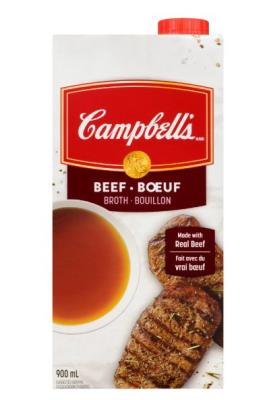CS985 : Campbell's CS985 : Condiments - Sauces - Bouillon Boeuf CAMPBELL'S , BOUILLON BOEUF , 12 x 900 ML