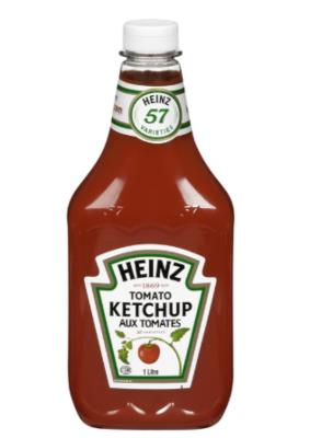 CT31-OU : Heinz CT31-OU : Condiments - Ketchup - Ketchup Bout.reguliere HEINZ, KETCHUP bout.reguliere , 12 x 1L