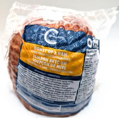 CV12-OU : Compliment CV12-OU : Produits congelés - Viande - Quartier Jambon Miel COMPLIMENT, QUARTIER JAMBON miel,8 UN