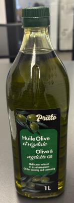 H0053 : Prato H0053 : Huiles et vinaigres - Huile - Huile Olives & Vegetale PRATO , HUILE OLIVES & vegetale  , 12 x 1L