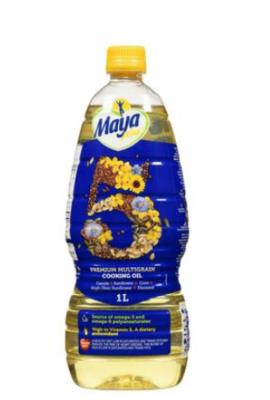 H0058 : Maya H0058 : Condiments - Sauces - Huile De Cuisson Multigrains MAYA,HUILE DE CUISSON multigrains, 12 x 1L