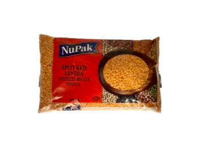 S34 : Nupak S34 : Conserves et bocaux - Soupes - Lentilles Rouge NUPAK, LENTILLES ROUGE , 12 x 900g